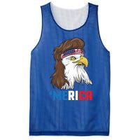 Merica Gift Patriotic Mullet Eagle Pride Gift Mesh Reversible Basketball Jersey Tank