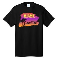 Miami Grand Prix 2022 Race Miami Gardens Retro Vintage Tall T-Shirt