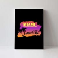 Miami Grand Prix 2022 Race Miami Gardens Retro Vintage Canvas