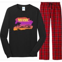 Miami Grand Prix 2022 Race Miami Gardens Retro Vintage Long Sleeve Pajama Set