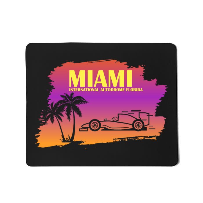 Miami Grand Prix 2022 Race Miami Gardens Retro Vintage Mousepad