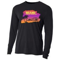 Miami Grand Prix 2022 Race Miami Gardens Retro Vintage Cooling Performance Long Sleeve Crew