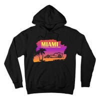 Miami Grand Prix 2022 Race Miami Gardens Retro Vintage Tall Hoodie