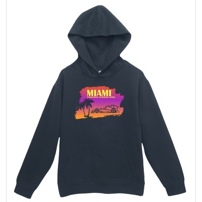 Miami Grand Prix 2022 Race Miami Gardens Retro Vintage Urban Pullover Hoodie