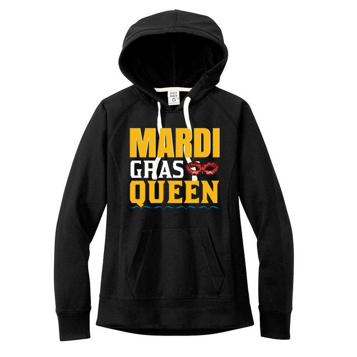 Mardi Gras Queen Women's Fleece Hoodie