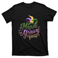 Mardi Gras Queen Gift Purplr Gold Green Gift T-Shirt