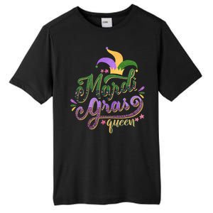 Mardi Gras Queen Gift Purplr Gold Green Gift Tall Fusion ChromaSoft Performance T-Shirt