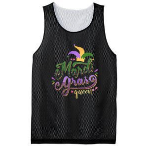 Mardi Gras Queen Gift Purplr Gold Green Gift Mesh Reversible Basketball Jersey Tank