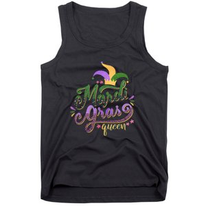 Mardi Gras Queen Gift Purplr Gold Green Gift Tank Top