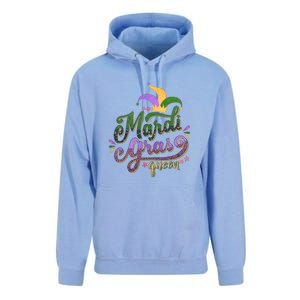 Mardi Gras Queen Gift Purplr Gold Green Gift Unisex Surf Hoodie