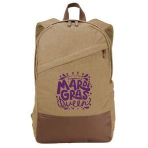 Mardi Gras Queen Celebration Cotton Canvas Backpack