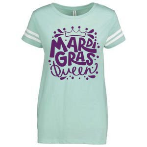 Mardi Gras Queen Celebration Enza Ladies Jersey Football T-Shirt