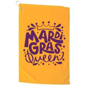 Mardi Gras Queen Celebration Platinum Collection Golf Towel