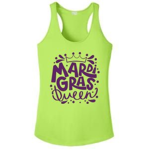 Mardi Gras Queen Celebration Ladies PosiCharge Competitor Racerback Tank