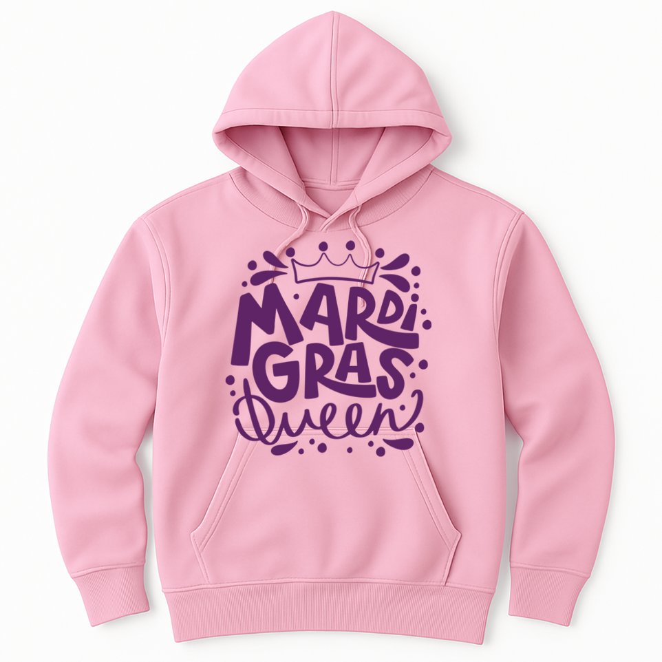 Mardi Gras Queen Celebration Hoodie
