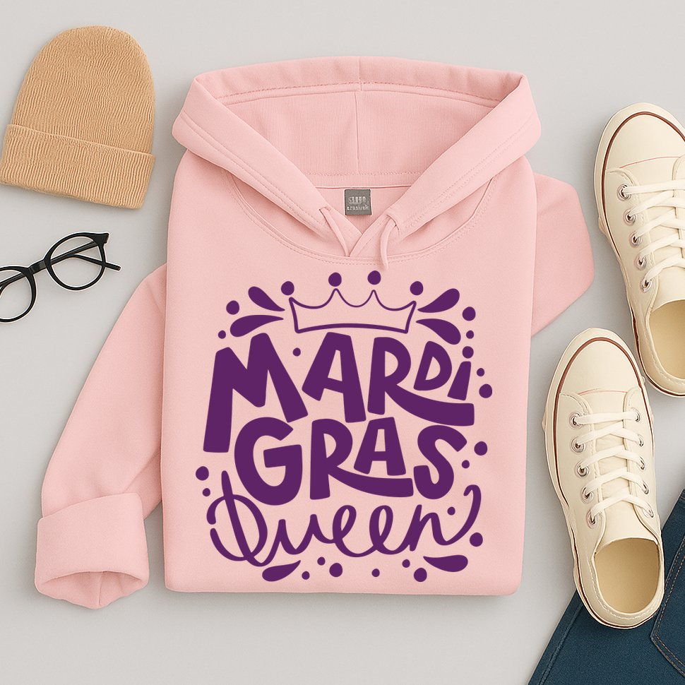 Mardi Gras Queen Celebration Hoodie