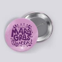 Mardi Gras Queen Celebration Button