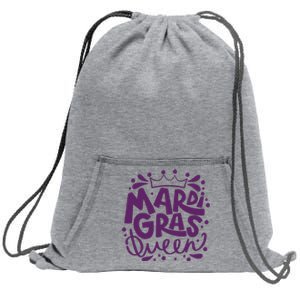 Mardi Gras Queen Celebration Sweatshirt Cinch Pack Bag