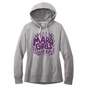 Mardi Gras Queen Celebration Women's Fleece Hoodie