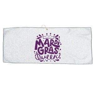 Mardi Gras Queen Celebration Large Microfiber Waffle Golf Towel