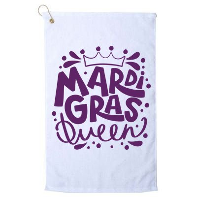 Mardi Gras Queen Celebration Golf Towel
