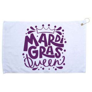 Mardi Gras Queen Celebration Grommeted Golf Towel