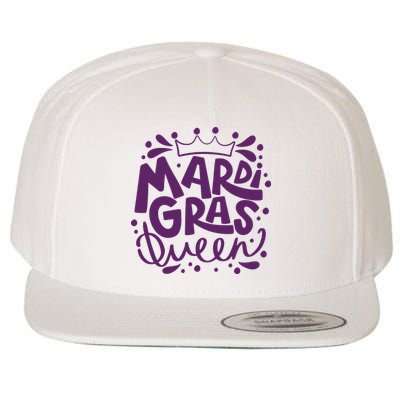 Mardi Gras Queen Celebration Wool Snapback Cap