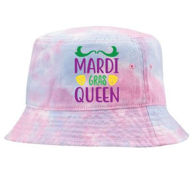 Mardi Gras Queen Tie-Dyed Bucket Hat