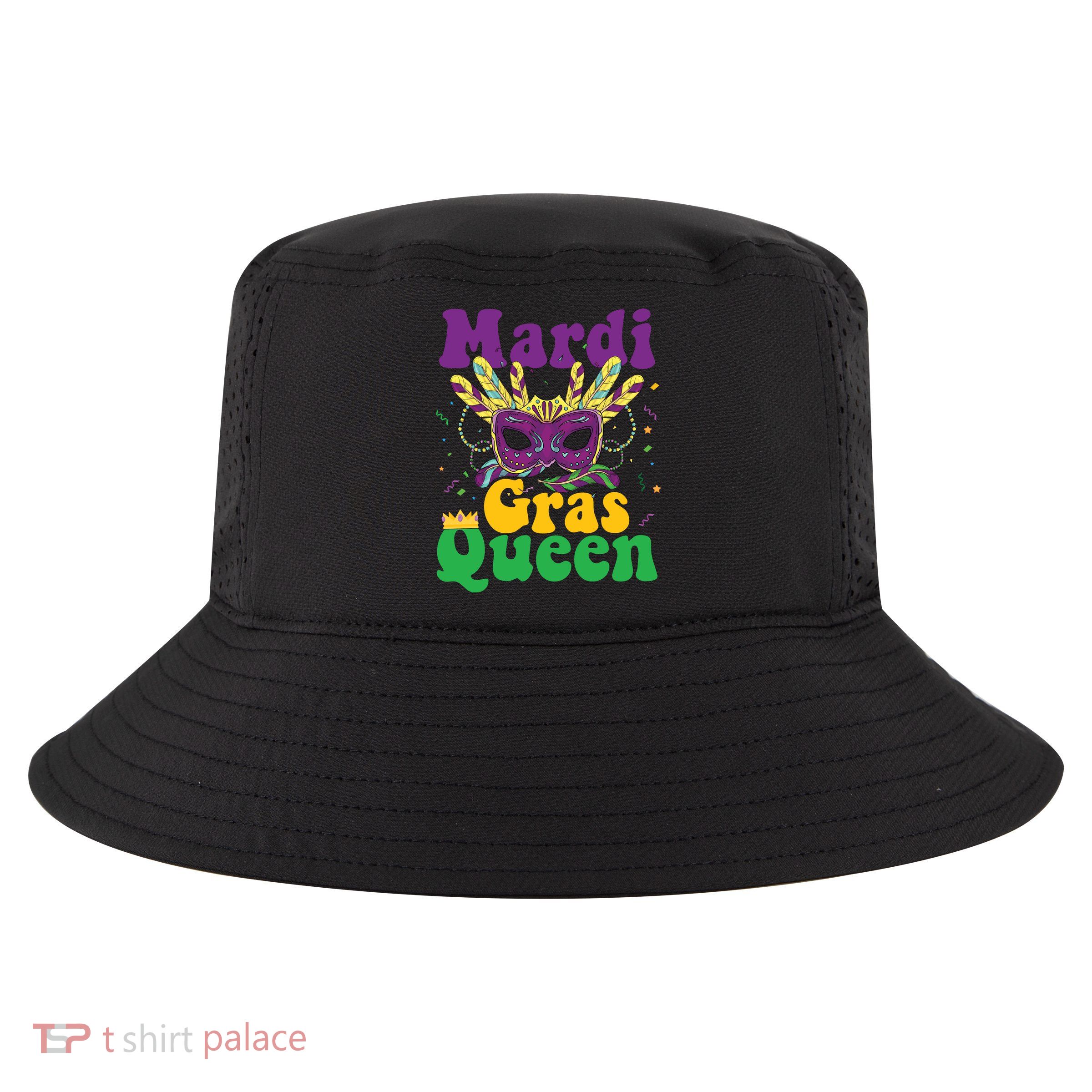 Mardi Gras Queen Funny Costume Mardi Gras Cool Comfort Performance Bucket Hat