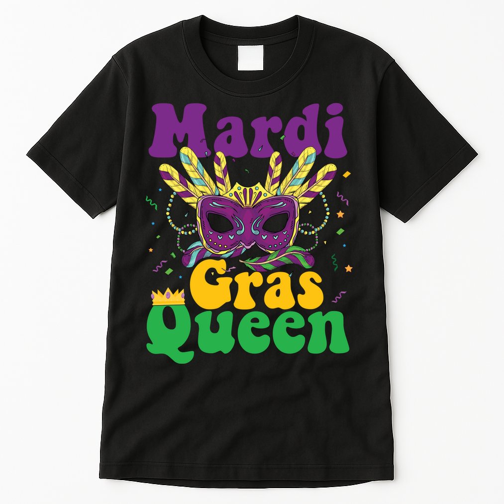 Mardi Gras Queen Funny Costume Mardi Gras Tall T-Shirt