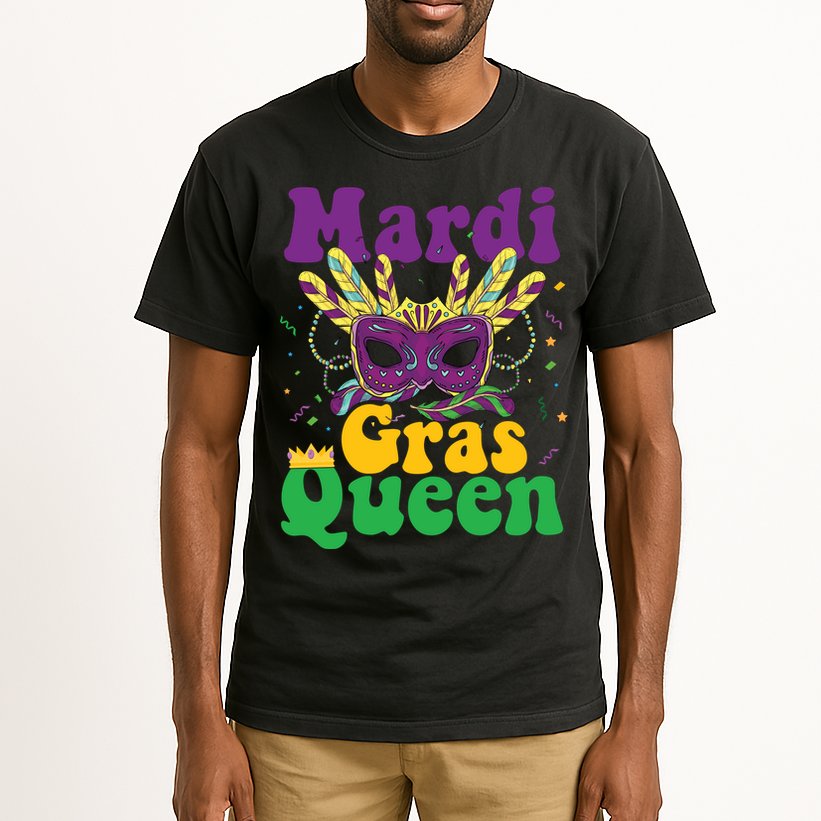 Mardi Gras Queen Funny Costume Mardi Gras Tall T-Shirt