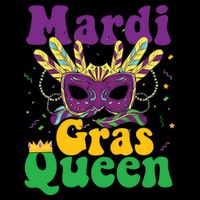 Mardi Gras Queen Funny Costume Mardi Gras Tall T-Shirt