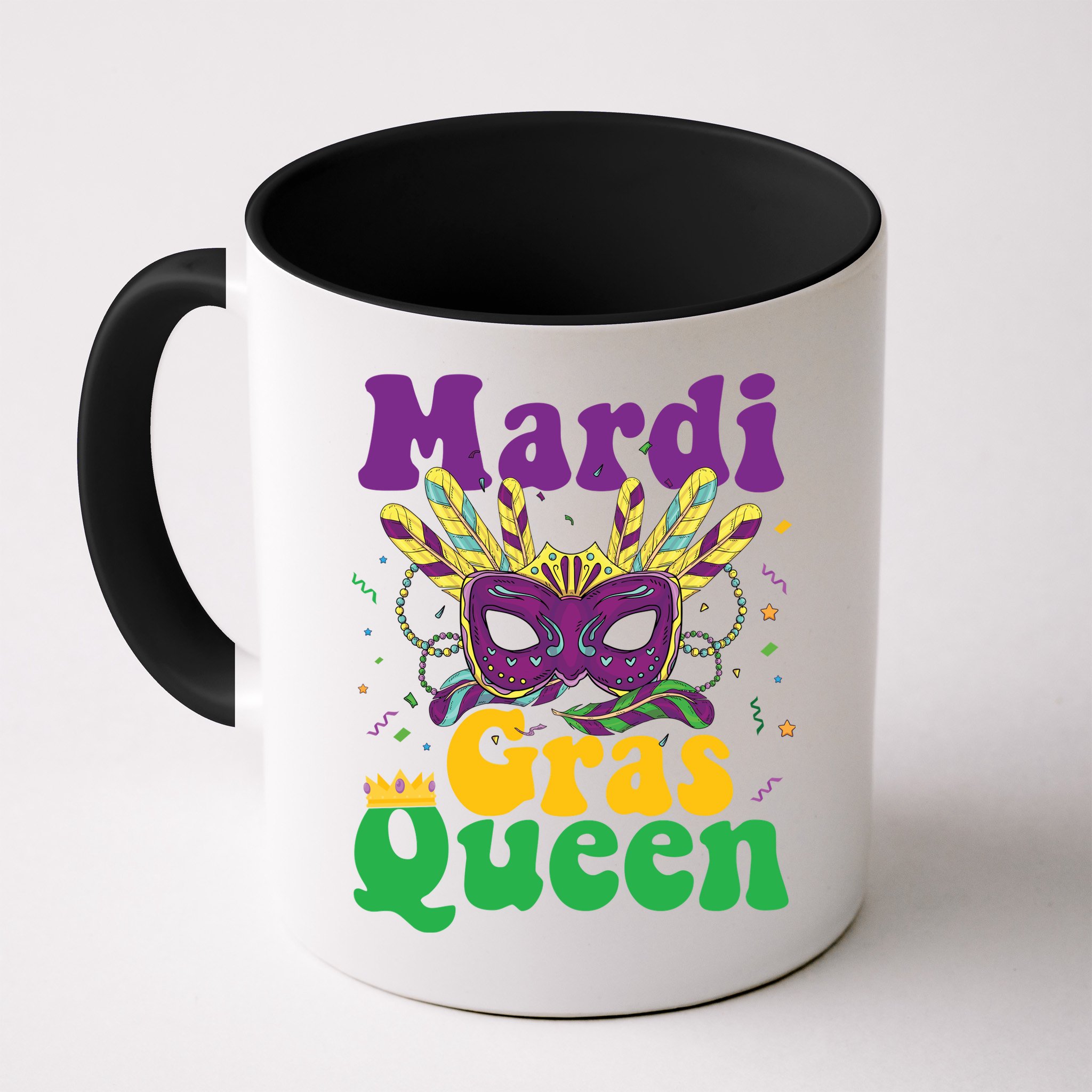 Mardi Gras Queen Funny Costume Mardi Gras Mug