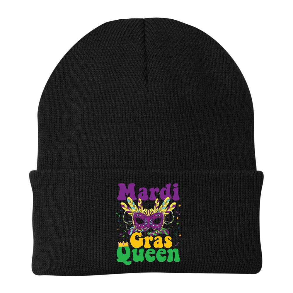 Mardi Gras Queen Funny Costume Mardi Gras Beanie