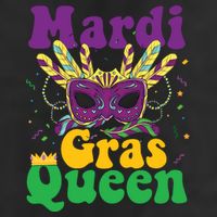 Mardi Gras Queen Funny Costume Mardi Gras Beanie