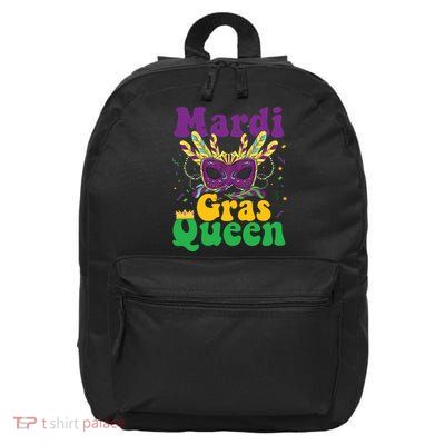 Mardi Gras Queen Funny Costume Mardi Gras 16 in Basic Backpack