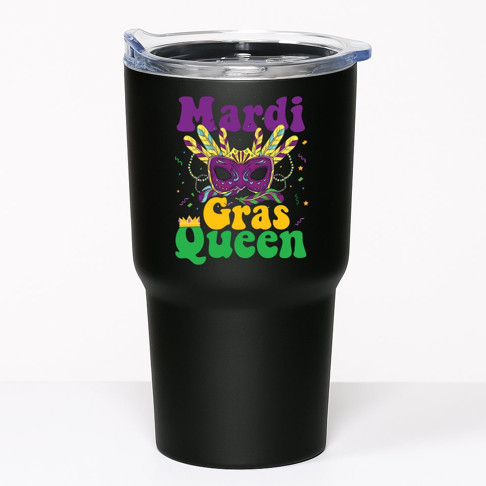 Mardi Gras Queen Funny Costume Mardi Gras Tumbler
