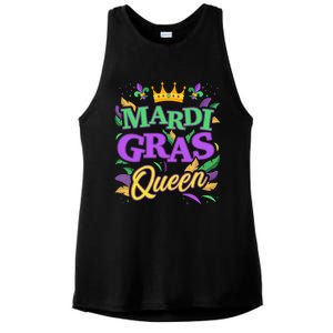 Mardi Gras Queen For New Orleans Carnival Costume Gift Ladies PosiCharge Tri-Blend Wicking Tank