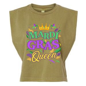 Mardi Gras Queen For New Orleans Carnival Costume Gift Garment-Dyed Women's Muscle Tee