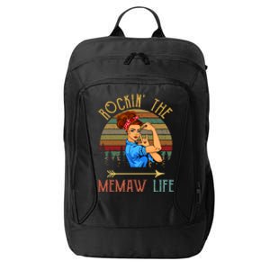 Memaw Gift Rockin' The Memaw Life Christmas Xmas Cool Gift City Backpack