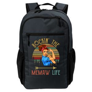 Memaw Gift Rockin' The Memaw Life Christmas Xmas Cool Gift Daily Commute Backpack