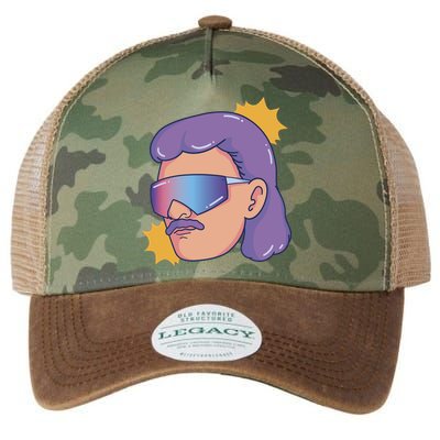 Mullet Guy Retro Legacy Tie Dye Trucker Hat