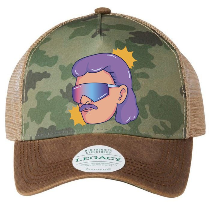 Mullet Guy Retro Legacy Tie Dye Trucker Hat