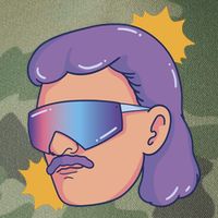 Mullet Guy Retro Legacy Tie Dye Trucker Hat