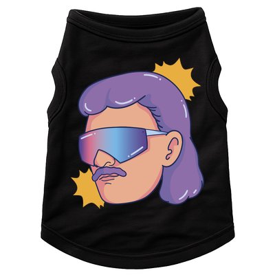 Mullet Guy Retro Doggie Tank