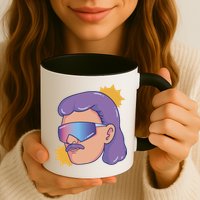 Mullet Guy Retro Mug
