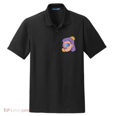 Mullet Guy Retro Dry Zone Grid Polo