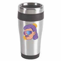 Mullet Guy Retro 16oz Travel Tumbler