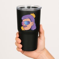 Mullet Guy Retro Tumbler