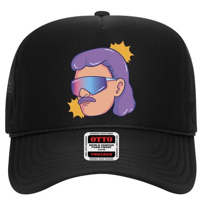 Mullet Guy Retro Trucker Hat